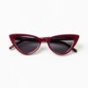 COMMON SENSE 009 SOLID GRAPE RED & DARK GREY