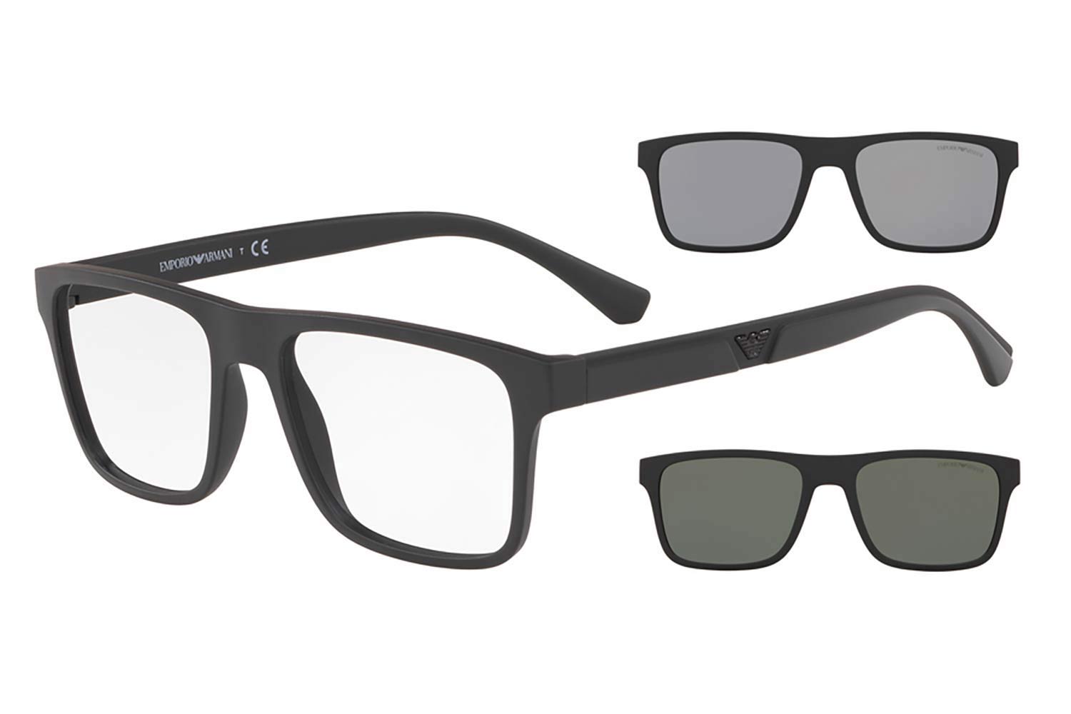 EMPORIO ARMANI 4115 58011W 52 CLIP ON